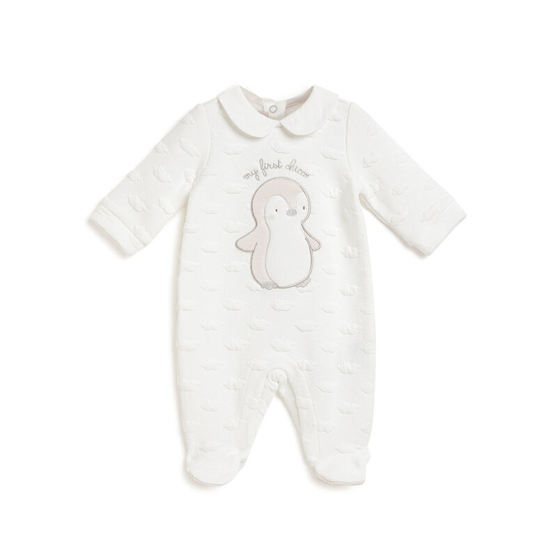 Infants Bronze Applique Leg Opening Babysuit image number 0